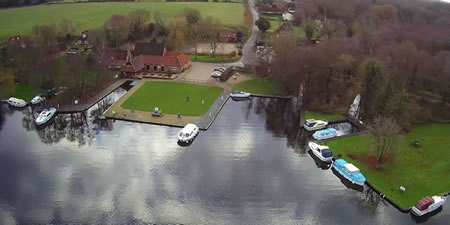 The staithe at Ranworth